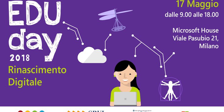 #EduDay 2018: De Agostini e weDRAW partner dell'evento Microsoft