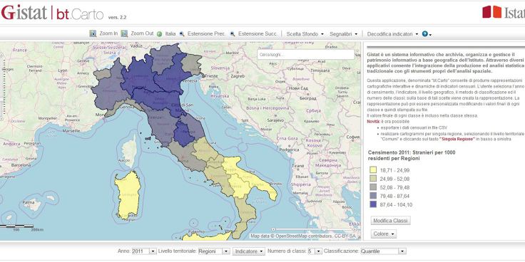 Gli strumenti digitali per la geografia - 6: Gistat bt.Carto