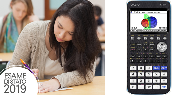 La seconda prova scritta di Matematica e Fisica con l’uso della calcolatrice grafica CASIO FX-CG50