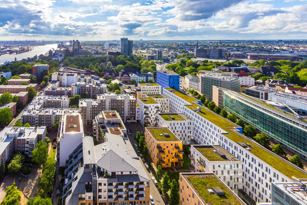 Amburgo-tetti-verdi
